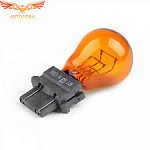 Лампочка 1 шт. ЖЕЛТАЯ 3157NA P27/7W P277W  2 нитевая USA